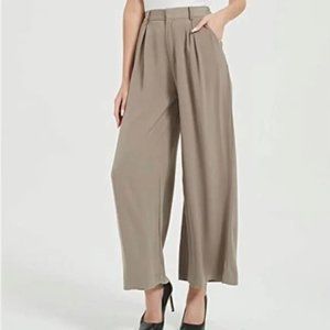 NWT Wide Leg Dress Pants Mocha Size XXL